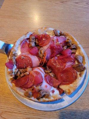 Small Deep Dish Meat Lover's Pizza