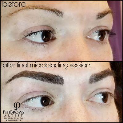 Perfect new brows for this lovely lady!