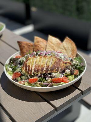 Demeter's Harvest Salad with Grilled Chicken