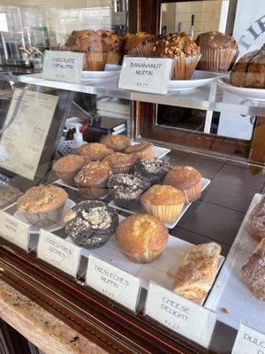 Pastries! I liked the chocolate chip muffin.