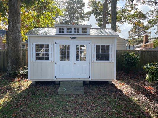 Our new Leonard shed.