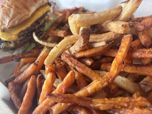 Personal Hand-Cut Fries Personal Sweet Potato Fries