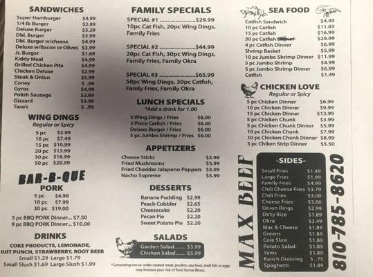 Check out our menu!