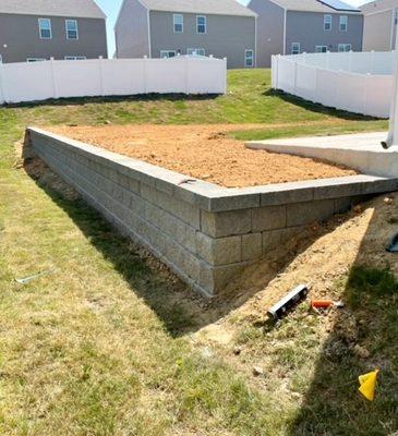 Retaining walls, large or small, we do it all