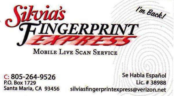 SILVIA'S FINGERPRINT EXPRESS