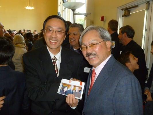 With SF Mayor Edwin Lee