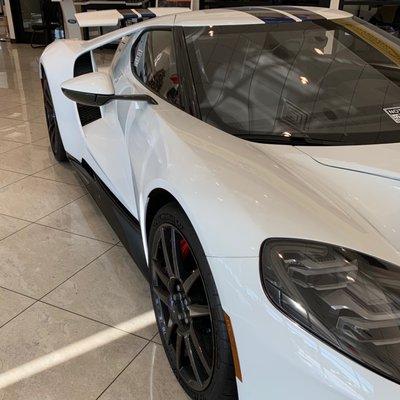 Ford GT in the showroom