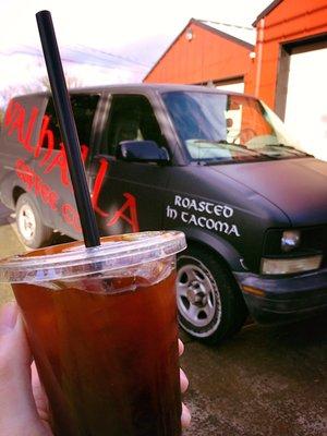 Roasted in Tacoma @ValhallaCoffeeCo. Iced americano so good