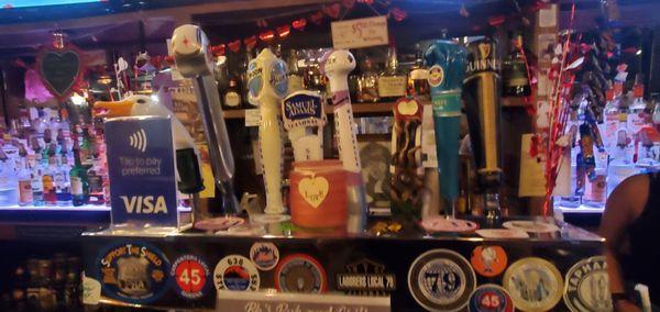 On tap galore