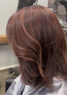 You "Beautified" my hair again with such a nice blend of colors . You're one skillful colorist!