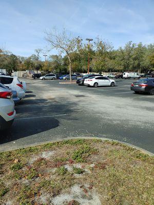 View of parking lot