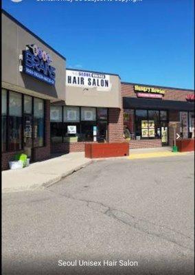 Seoul Unisex Hair Salon Front view at Novi