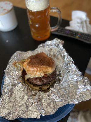 The Parisian Burger (take out... didn't get the beer there)