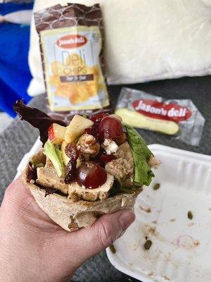 Nutty Mixed-Up Salad Wrap - SO GOOD