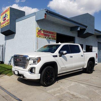 2020 GMC Sierra pro windowtint suntekfilms