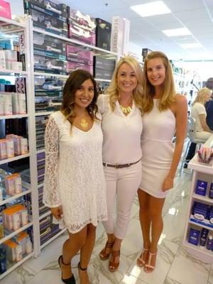 Corporate Staff at the 1 year anniversary "White Party."