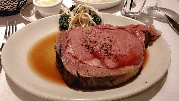 Split Cut Prime Rib, medium rare