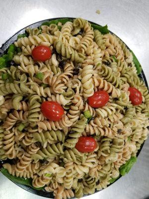 Pasta salad tray