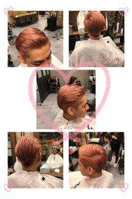 Cut and color rose gold