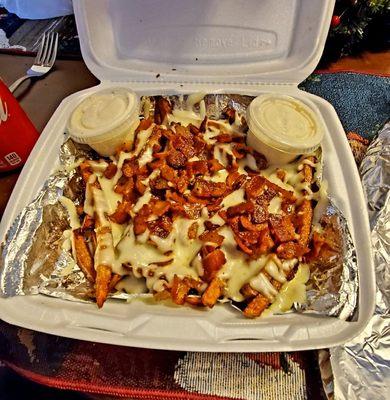 Bacon ranch cheese fries