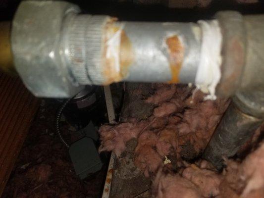 Galvanized water pipe replacement