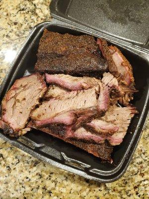 Beef brisket.