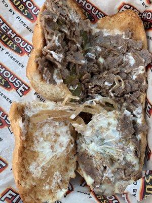 Firehouse Steak and Cheese Sub