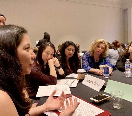 Leading a Coaching Circle at the annual Women in Technology International (WITI) Summit in San Jose.