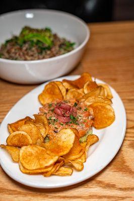 Salmon tartare, this was so good