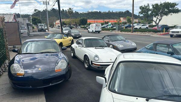 Cars at shop