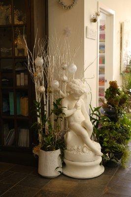 One of the many beautiful salon decors.