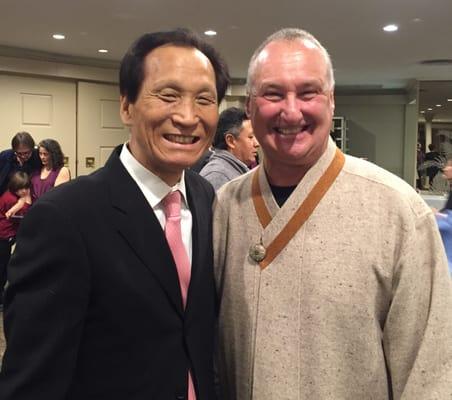 Grand Master Edmund Ciarfella and his Mentor and Instructor Grand Master Byung Min Kim