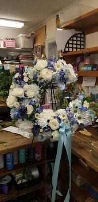 Crescent Moon Flower Arrangement