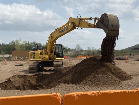 Playing in the dirt!