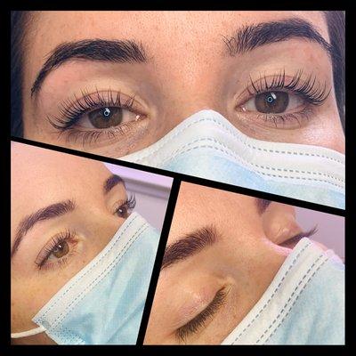 Eyelash lifting it's a treatment that curl your natural eyelashes, this treatment last 6-8 weeks