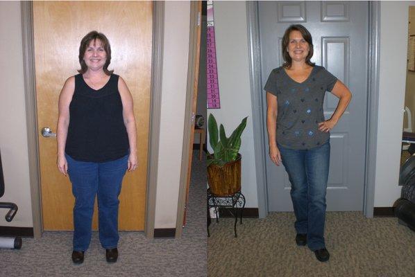 Diana S. -  56lbs Lighter! Went from Size 18 to size 10!