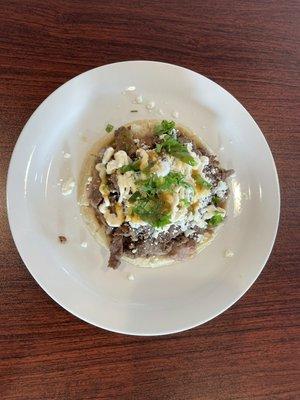 Sopes de asada