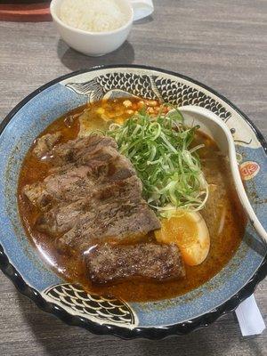 Fuki Spicy Miso Pork Ramen replaced with beef