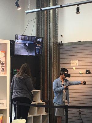 Virtual reality experience at the Chandler Fashion Square Mall