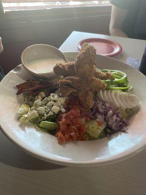 Crispy chicken Cobb salad