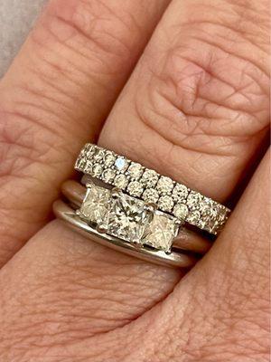 Beautiful double row Diamond band.