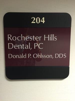 Rochester hills dental entry