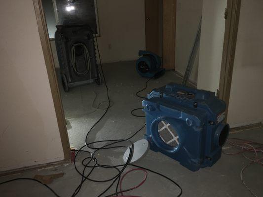 Large water damage on 3rd floor Tacoma, WA