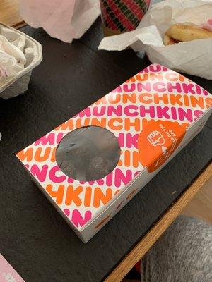 She said they do not have anymore munchkins and asked me what she should do with a nasty attitude.