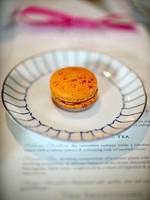 orange citrus Macaroon