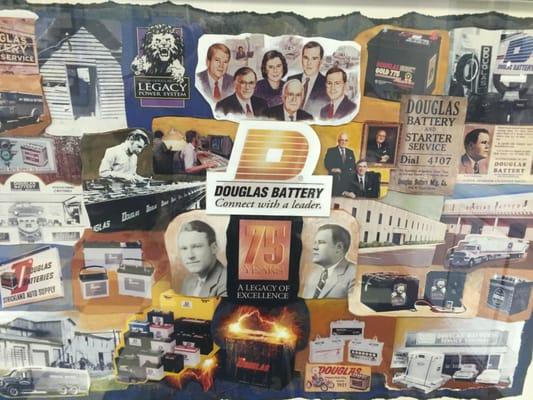 A few pictures of the history behind Douglas Battery and our transformation to Douglas AutoCare.