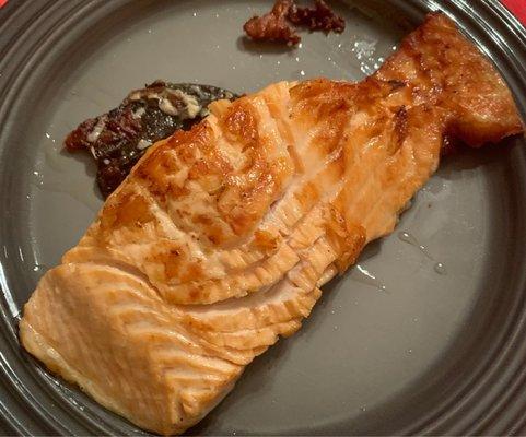 Pan-seared salmon