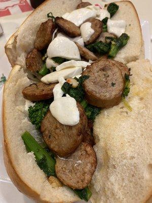 Broccoli Rabe Sauteed with Sausage!