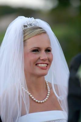 Blushing bride, Orlando, Florida.