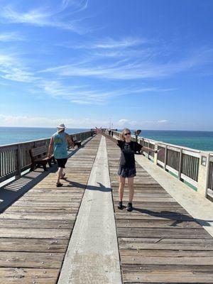 Down the pier view.